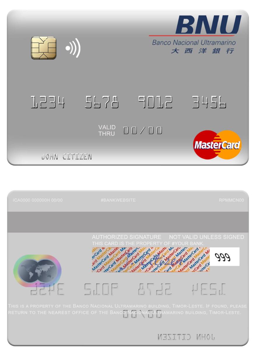 Timor-Leste Banco Nacional Ultramarino building mastercard